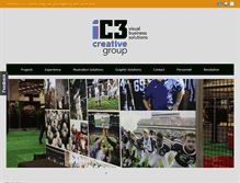 Tablet Screenshot of ic3creativegroup.com